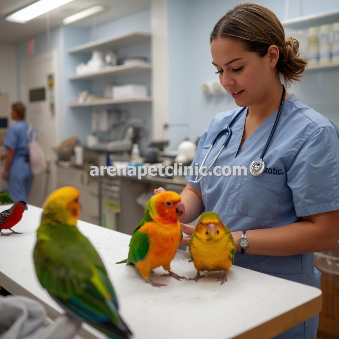 کلینیک دامپزشکی پرندگان زینتی در غرب تهران چیتگر